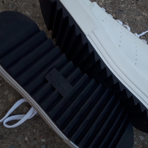 White Zara Platform Sneakers - Picture 5 of 5